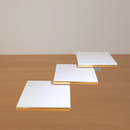Base Quadrada 12x12 com Elevação (Trio) - Off White