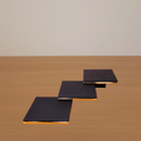 Base Quadrada 12x12 com Elevação (Trio) - Black